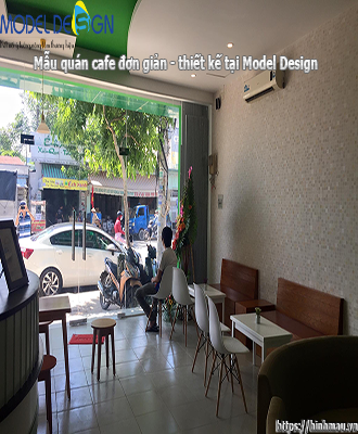 Mẫu quán cafe đơn giản tại TP.Thủ Đức HCM do Model Design triển khai 
