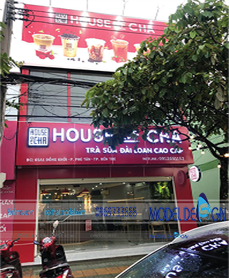 Thiết kế quán trà sữa nhỏ giá rẻ các tỉnh giáp ranh Thành Phố Sài Gòn