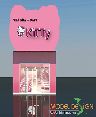Thiết kế quán trà sữa theo phong cách Hàn Quốc