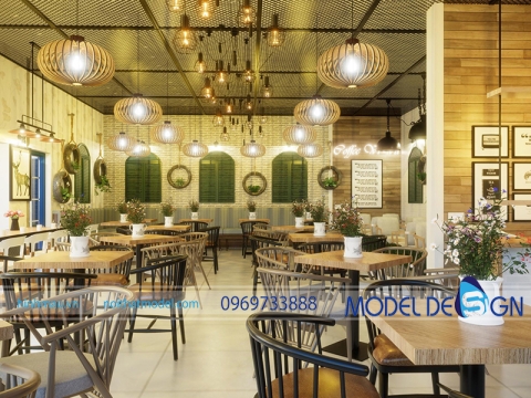 Dự án hình ảnh thiết kế quán cafe 