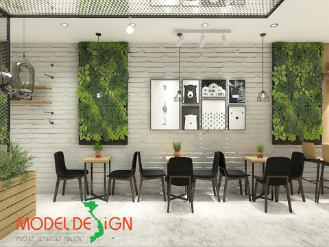 Dự án thiết kế quán cafe, quán trà sữa tại Đồng Tháp & Hậu Giang 
