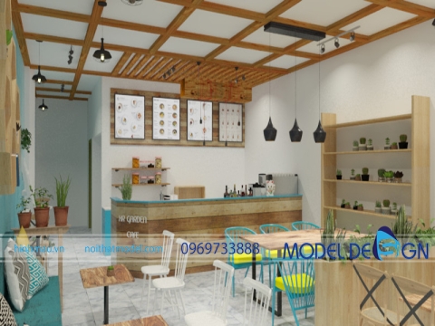 Dự án thiết kế quán cà phê theo yêu cầu tại Biên Hòa