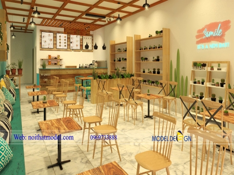 Dự án thiết kế quán cà phê theo yêu cầu tại Biên Hòa