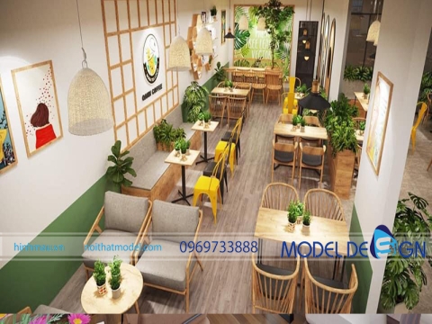 Dự án thiết kế quán cafe, trà sữa tại Sóc Trăng & Tiền Giang 
