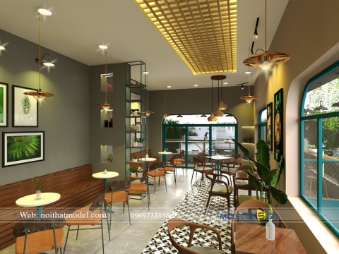 Dự án thiết kế quán cafe, trà sữa tại Sóc Trăng & Tiền Giang 