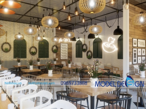 Dự án thiết kế quán cafe, quán trà sữa tại Trà Vinh & Vĩnh Long 
