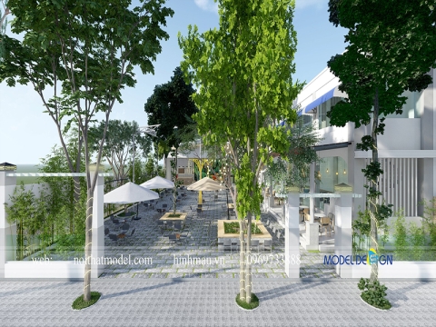 Dự án Thiết kế quán cà phê sân vườn Bình Dương
