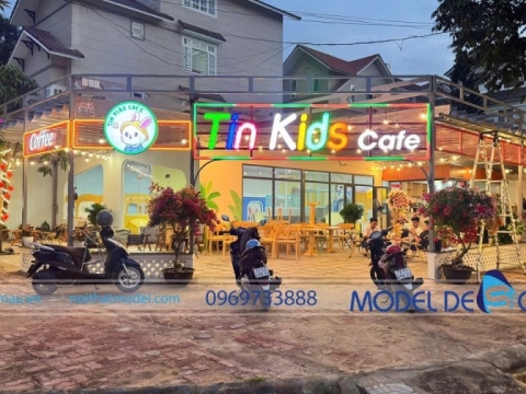 Thi công Tin Kids Cafe 450m2 Vũng Tàu