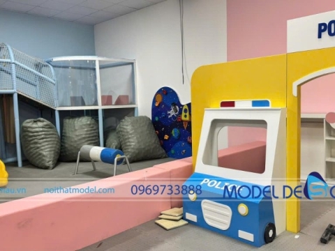 Thi công Tin Kids Cafe 450m2 Vũng Tàu