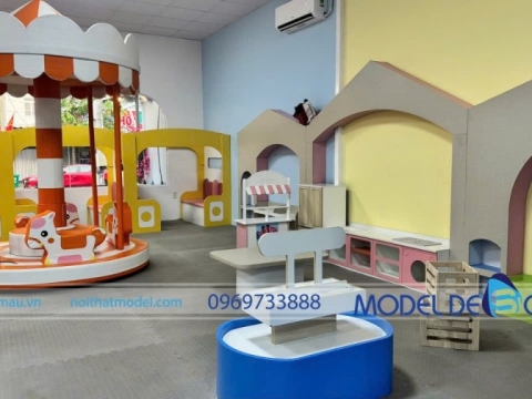 Thi công Tin Kids Cafe 450m2 Vũng Tàu