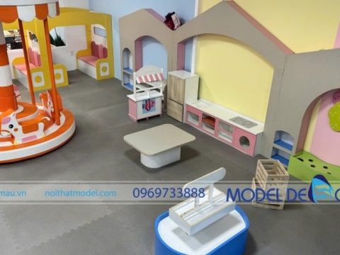 Thi công Tin Kids Cafe 450m2 Vũng Tàu