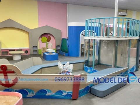 Thi công Tin Kids Cafe 450m2 Vũng Tàu