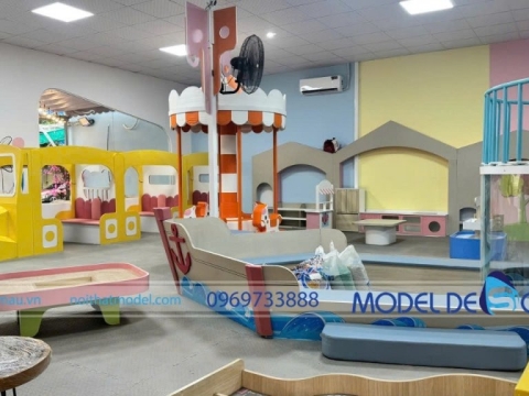 Thi công Tin Kids Cafe 450m2 Vũng Tàu