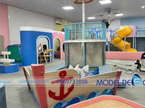 Thi công Tin Kids Cafe 450m2 Vũng Tàu