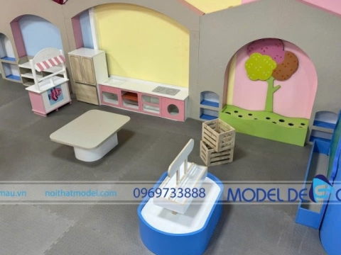 Thi công Tin Kids Cafe 450m2 Vũng Tàu