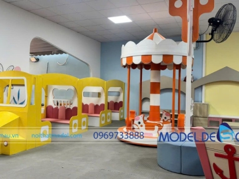 Thi công Tin Kids Cafe 450m2 Vũng Tàu