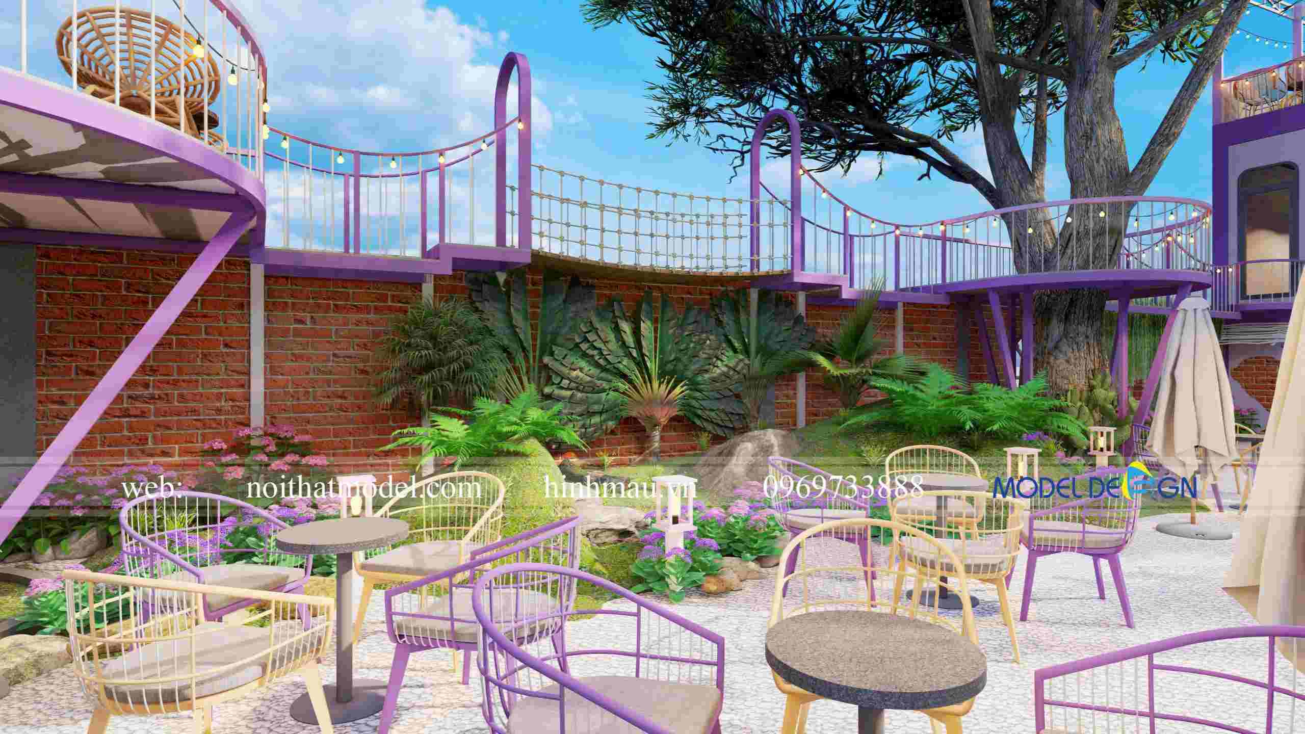 Báo giá thiết kế - thi công quán cafe 