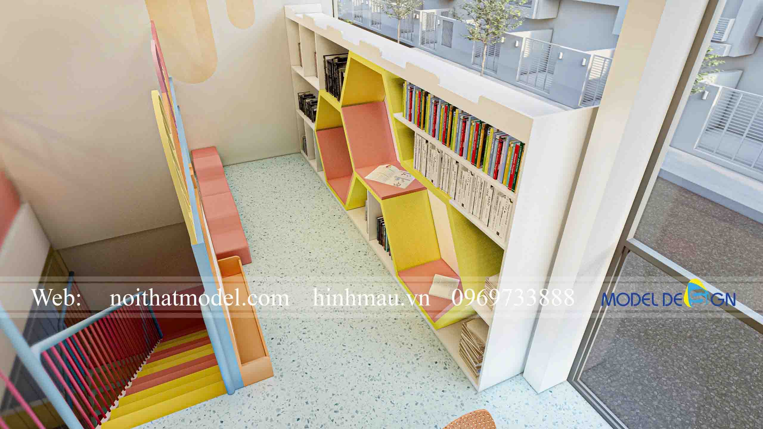 Công trình thiết kế thi công kids cafe 450m2 tại Đồng Tháp 16