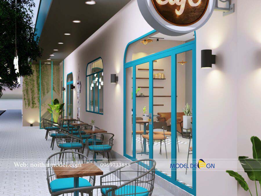 Thiết kế thi công quán cafe 100m2 3