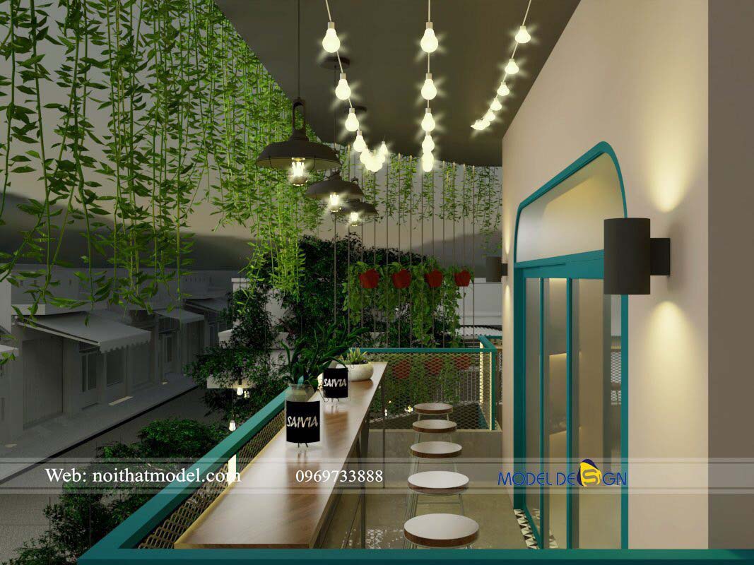 Thiết kế thi công quán cafe 100m2 4