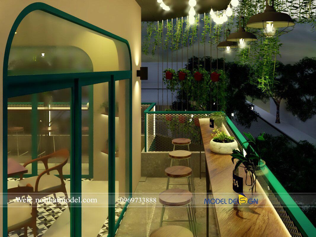 Thiết kế thi công quán cafe 100m2 5