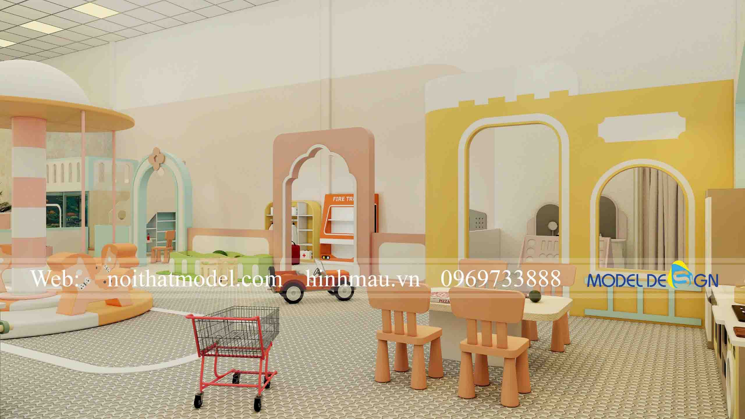 Thiết kế thi công kids cafe Dak Nong 9