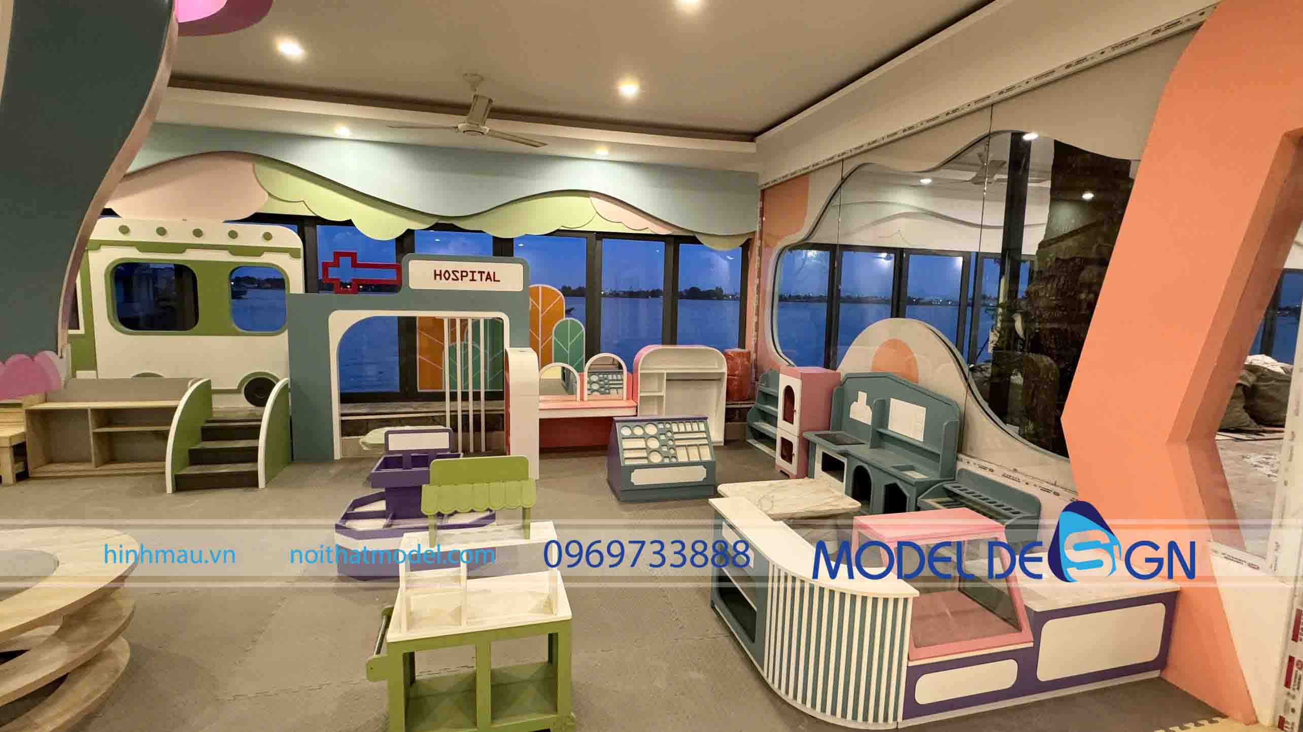 Thiết kế thi công kids cafe tại quận 7 2