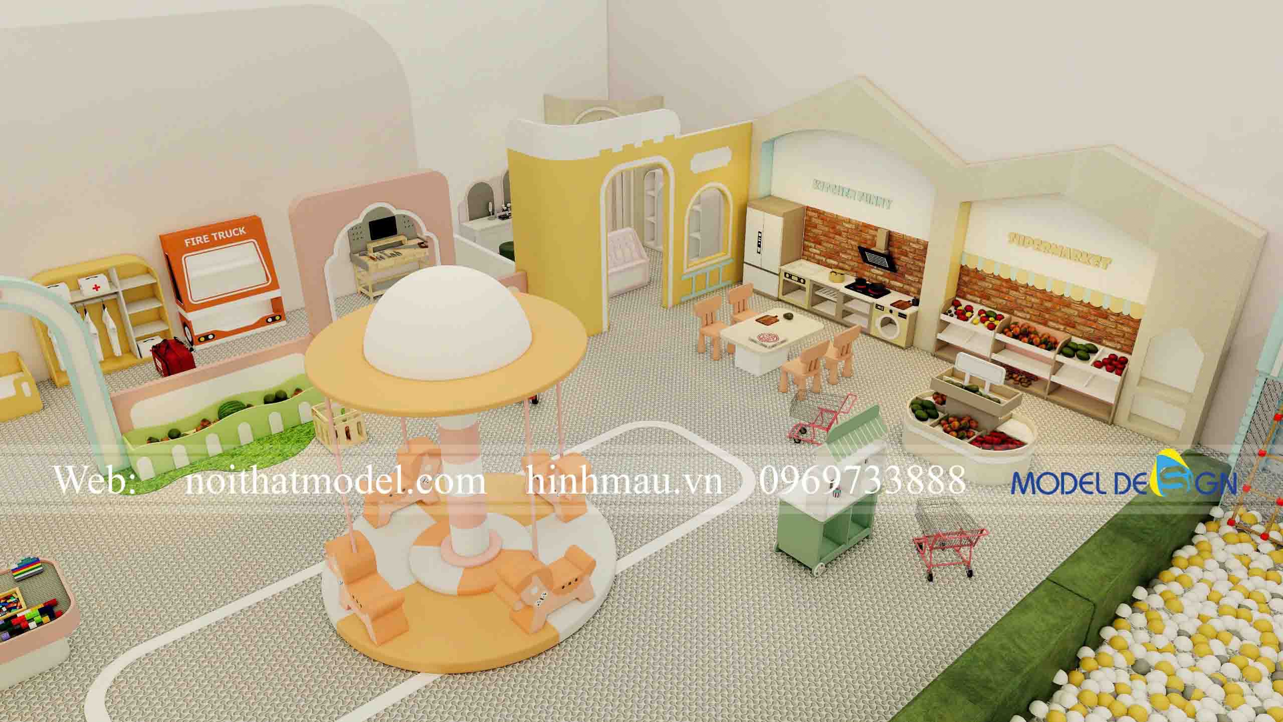 Thiết kế kids cafe 300m2 8